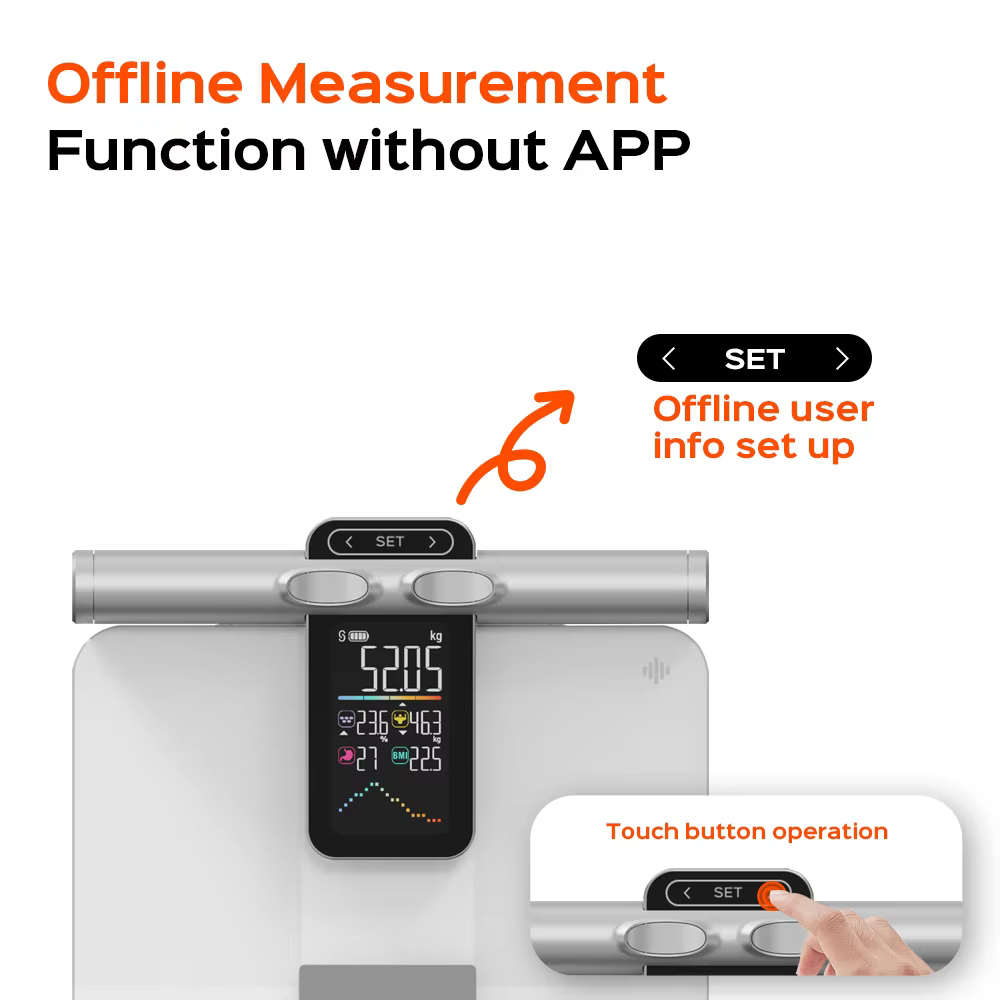 2025 ใหม่ออฟไลน์ฟังก์ชั่นการวั - Digital Body Weight Scale บทวิจารณ์และราคา