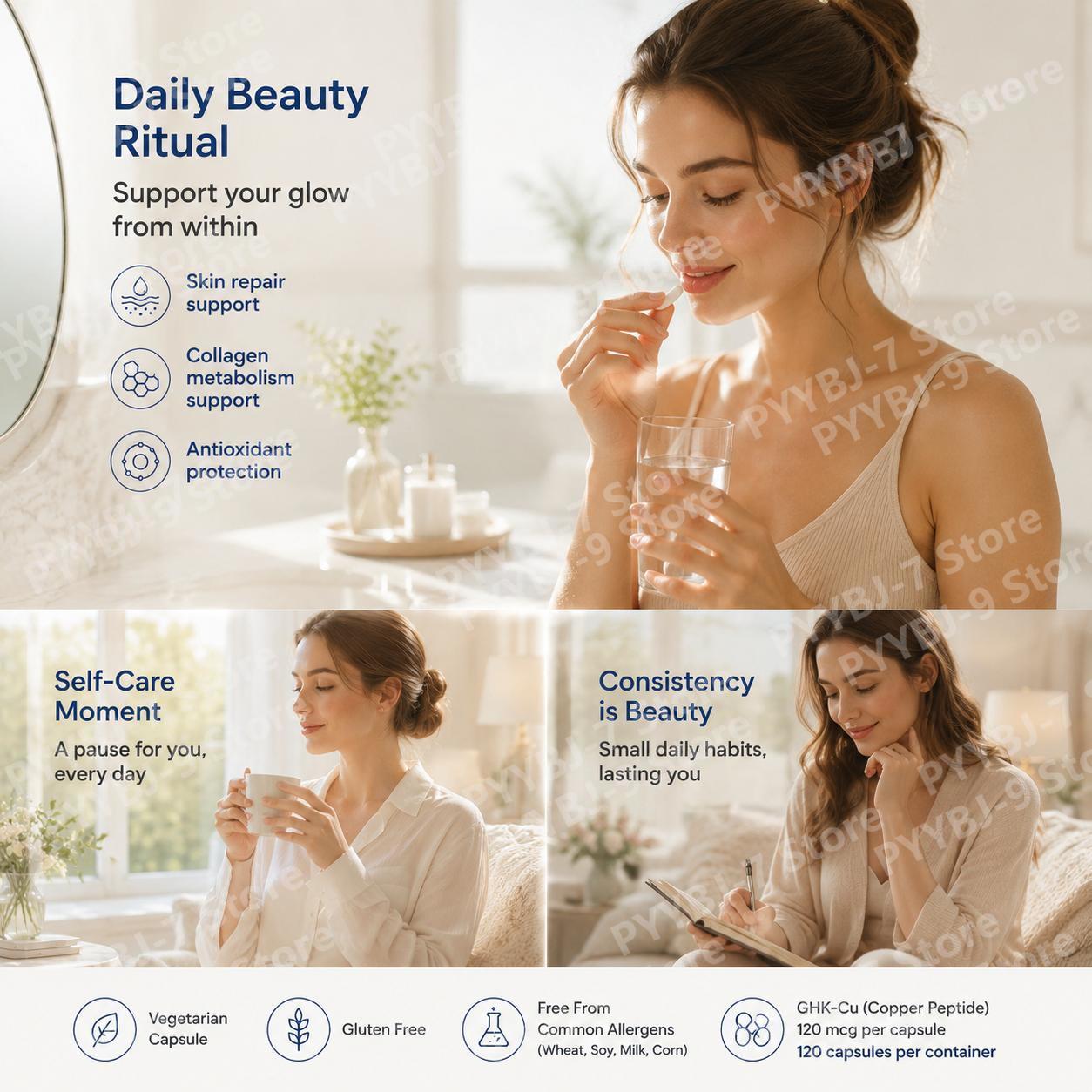 แคปซูลเสริม GHK-Cu คอปเปอร์เปป - Health Wellness Usa บทวิจารณ์และราคา
