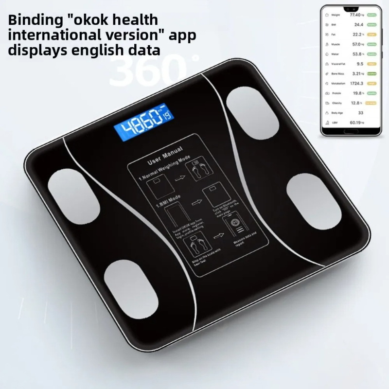 เครื่องชั่งน้ำหนักอัจฉริยะแบบช - Digital Body Weight Scale บทวิจารณ์และราคา