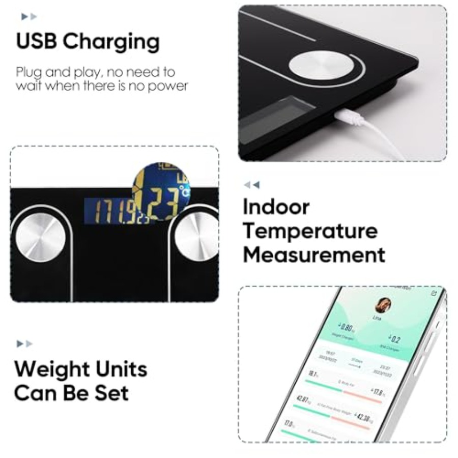 เครื่องชั่งน้ำหนักดิจิตอลอัจฉร - Digital Body Weight Scale บทวิจารณ์และราคา