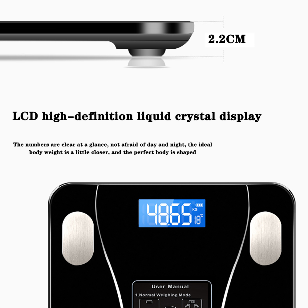 เครื่องวัดไขมันในร่างกายแบบดิจ - Digital Body Weight Scale บทวิจารณ์และราคา