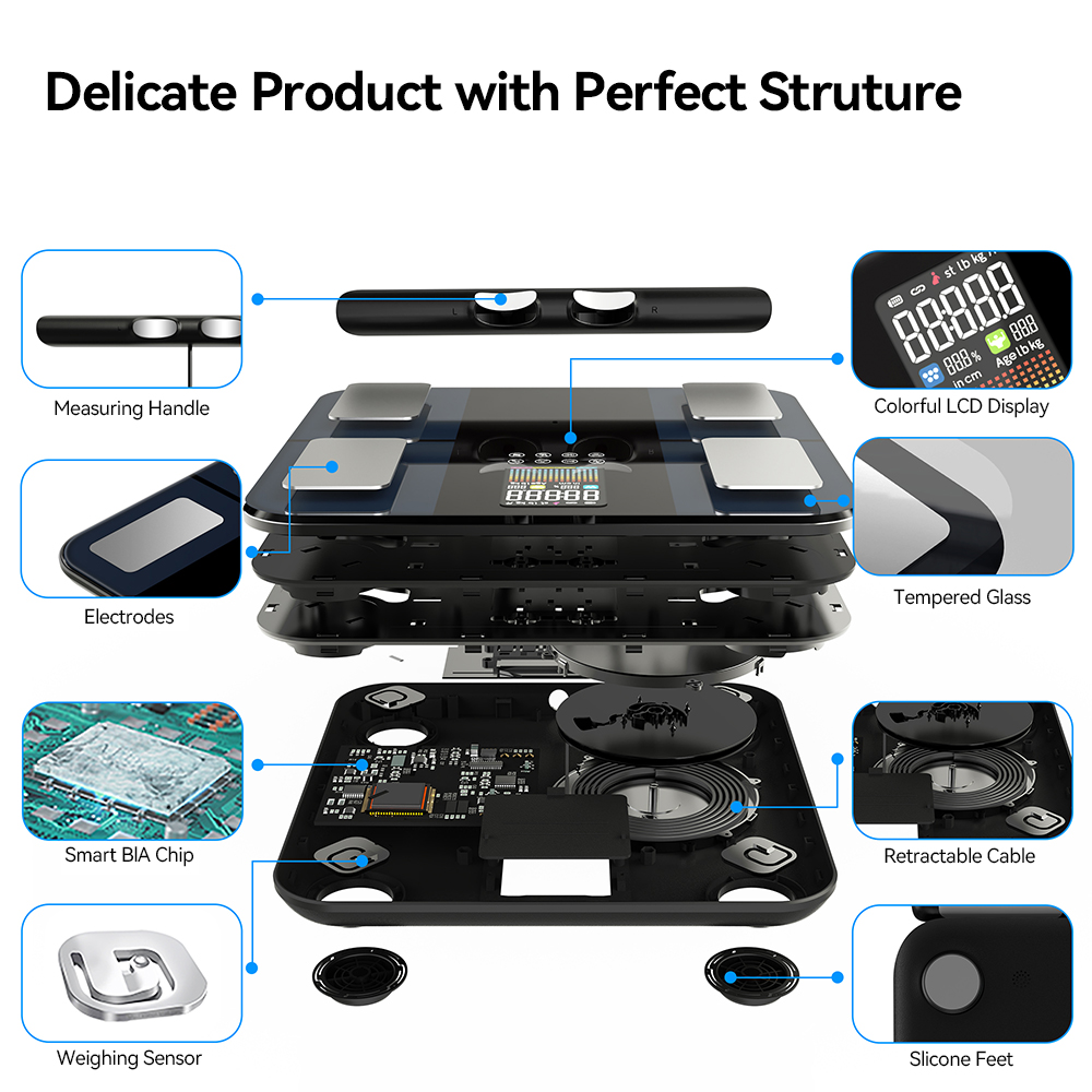 เครื่องชั่งน้ำหนักดิจิตอลอัจฉร - Digital Body Weight Scale บทวิจารณ์และราคา