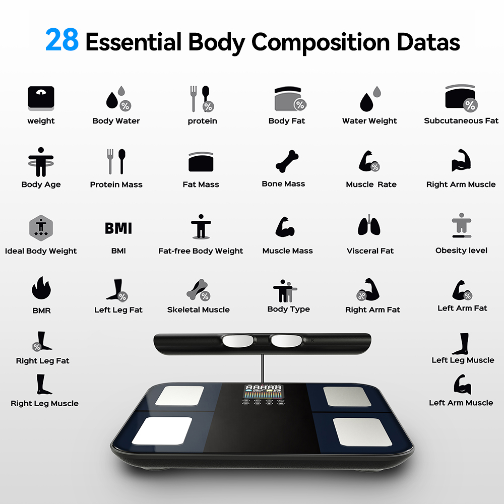เครื่องชั่งน้ำหนักดิจิตอลอัจฉร - Digital Body Weight Scale บทวิจารณ์และราคา